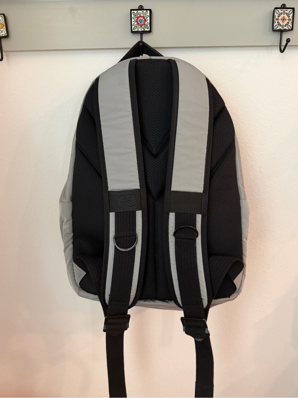 Y-3 Gray Backpack - Picture 2 of 4